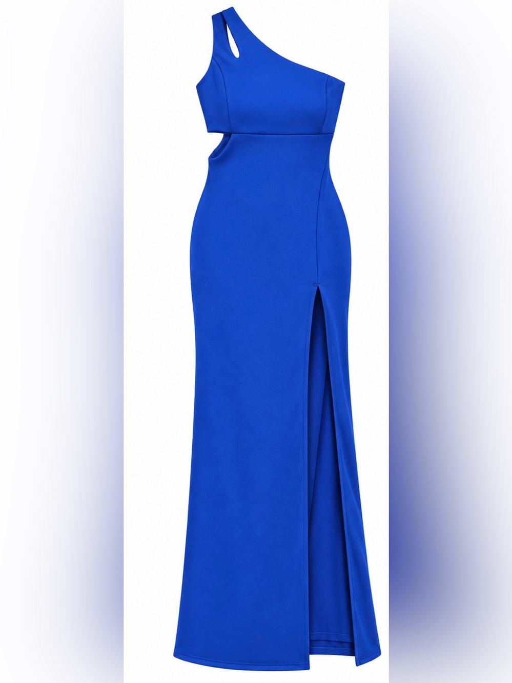 Lulu’s “Simply Beautiful “ Royal Blue One-Shoulder Maxi Dress XL LIKE NEW